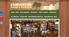 Desktop Screenshot of camdentonfarmandgarden.com